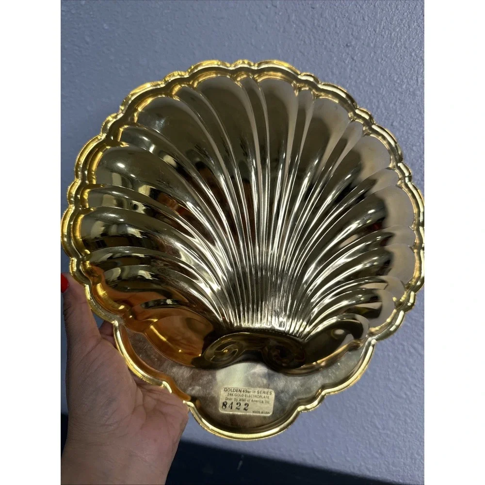 GOLDEN 49er SERIES 24k GOLD ELECTROPLATE BY WMF of AMERICA  8422 Made In USA‎